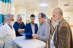 حضور دکتر بالو در بندرانزلی؛ از همنشینی با امام جمعه و شرکت در محفل شهدا تا حضور در مراکز درمانی شهرستان