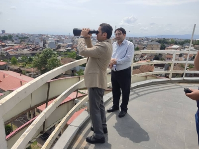 سرپرست شهرداری رشت از رصدخانه کوشیار گیلانی بازدید کرد
