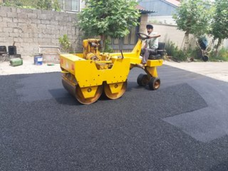 روکش دستی آسفالت؛ شهرک قدس، خیابان کارگران ۴